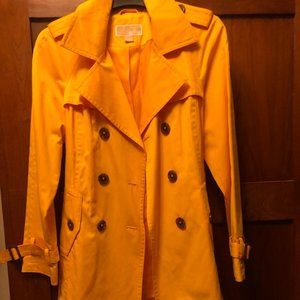 Yellow Michael Kors Rain-proof Trenchcoat